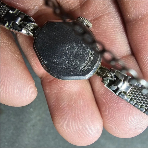 Vintage Buren Ladies Cocktail Watch Mechanical Wind Not Working For Parts/Repair - Picture 8 of 9